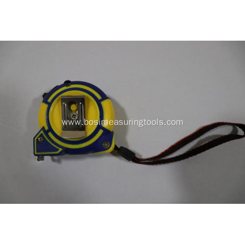 Retractable Steel Tape Measure With Rubber Covered